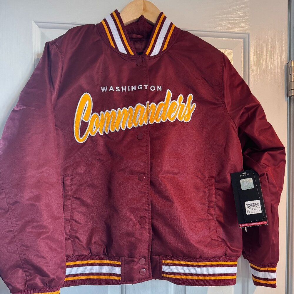 Washington Commanders NFL Ultra Game Shop Team Jacket - Youth Large NWT!